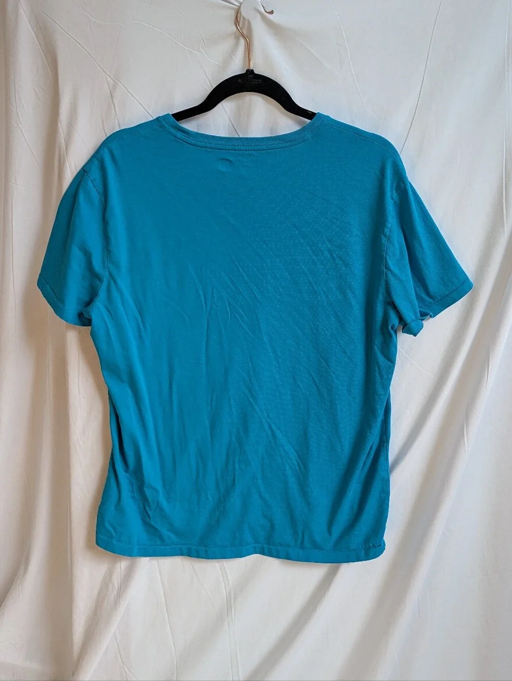 Polo by Ralph Lauren Teal Short Sleeve Crew Neck Tee with Orange Pony
